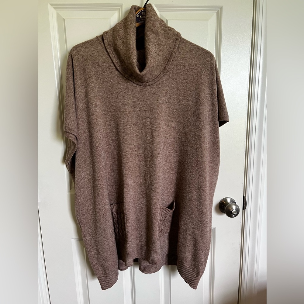 Simply Couture Tunic Cowl Neck Sweater, Size Large